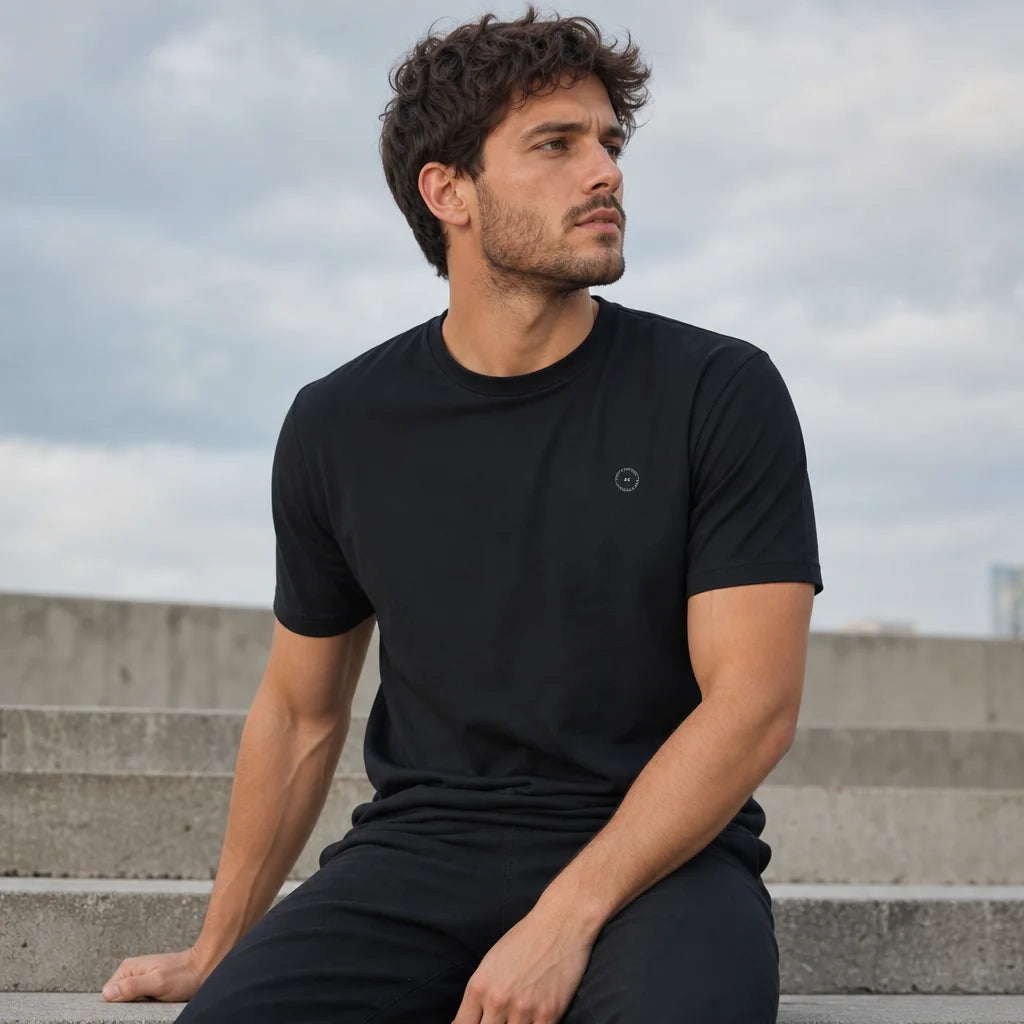 Stamp Eddition Tee - Black