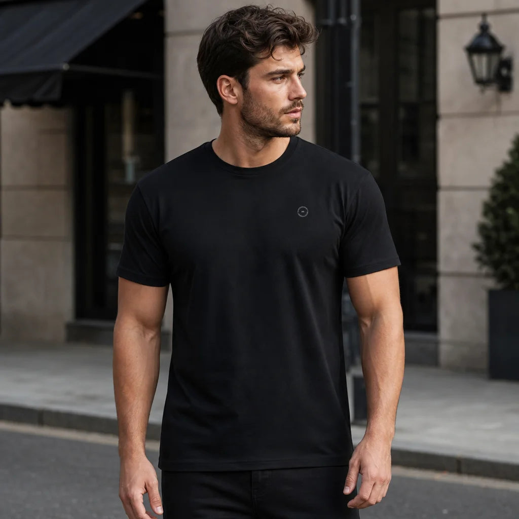 Stamp Eddition Tee - Black